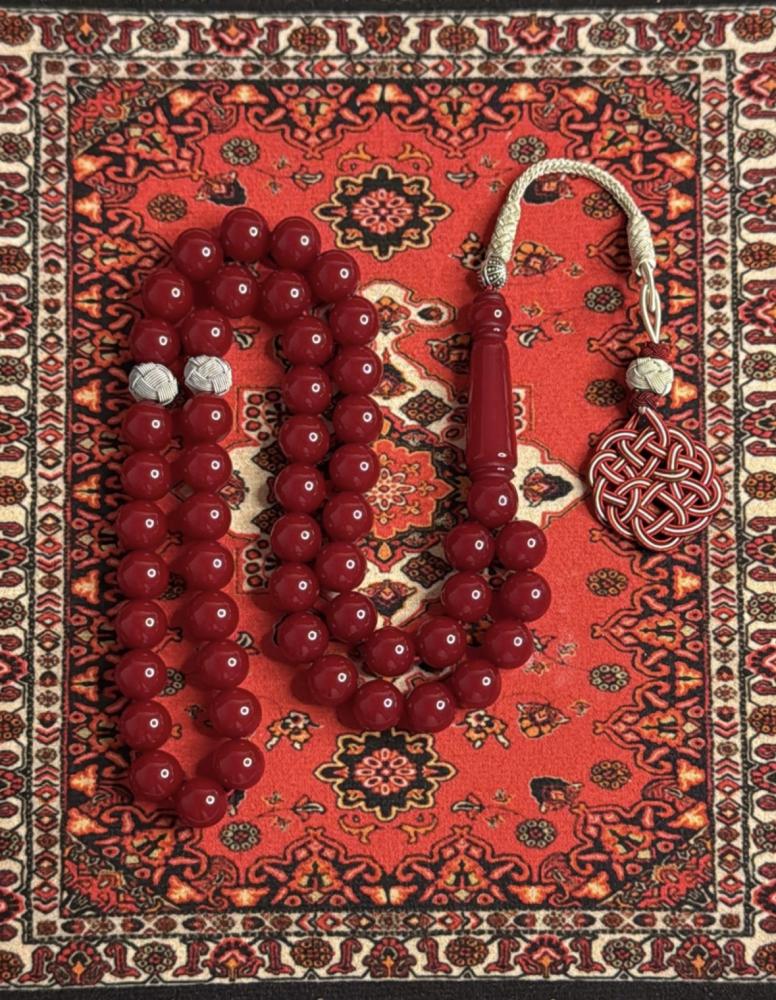 Bead bracelet - pomegranate