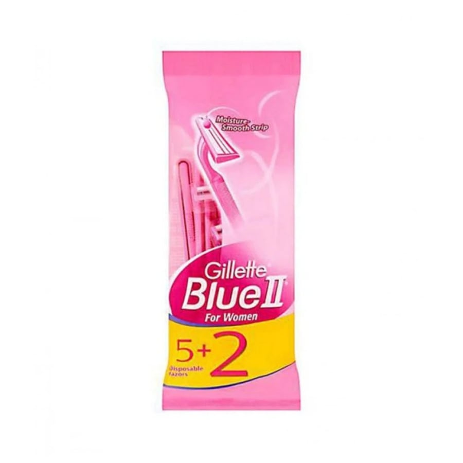 ماكينة حلاقه بلو 2 للنساء 5 + 2 من جيليت 7قطع