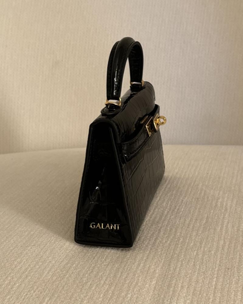 kelly mini Crocodile black