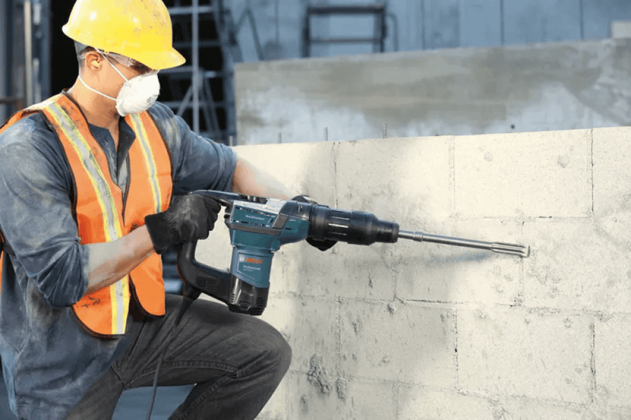 دريل همر تكسير وتخريم GBH-40D - بوش BOSCH على الجدار