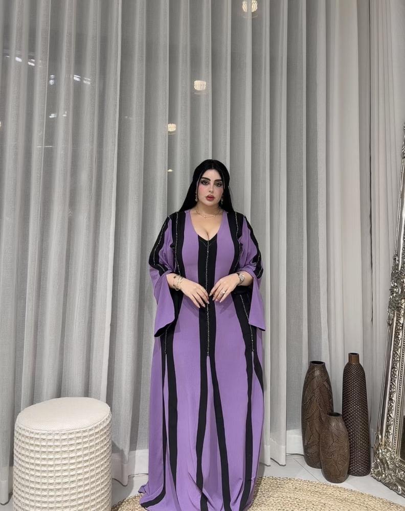 جلابيه كلوش موف فاتح