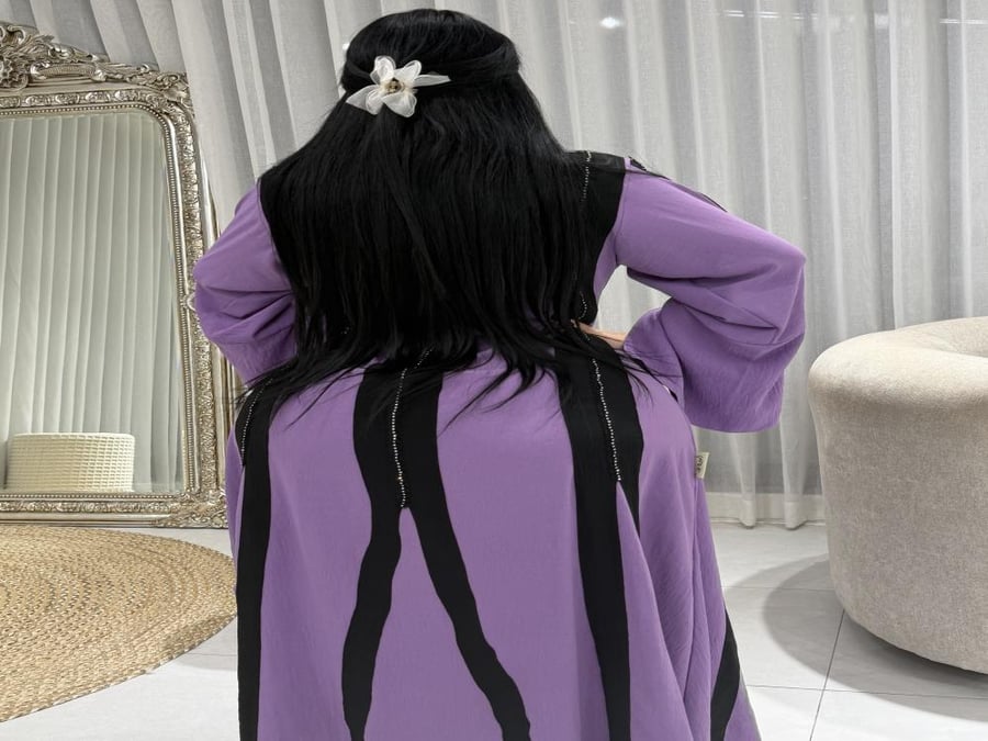 جلابيه كلوش موف فاتح