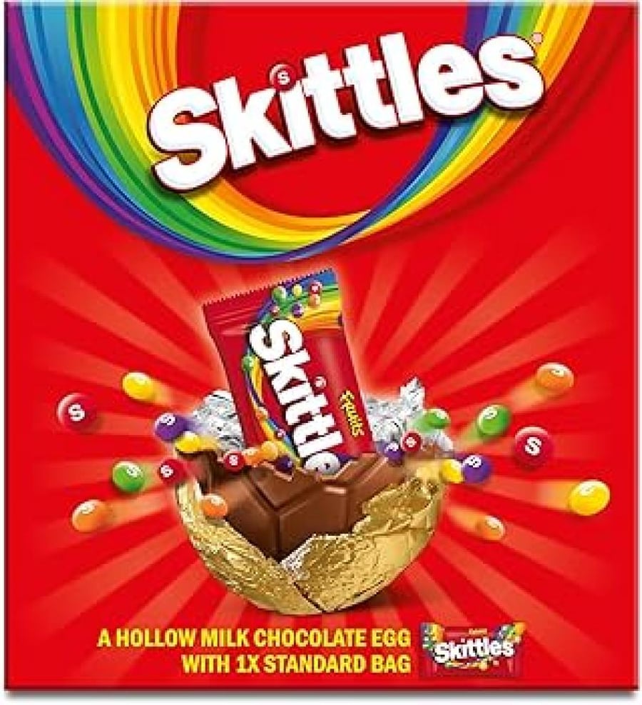 Imported Skittles egg