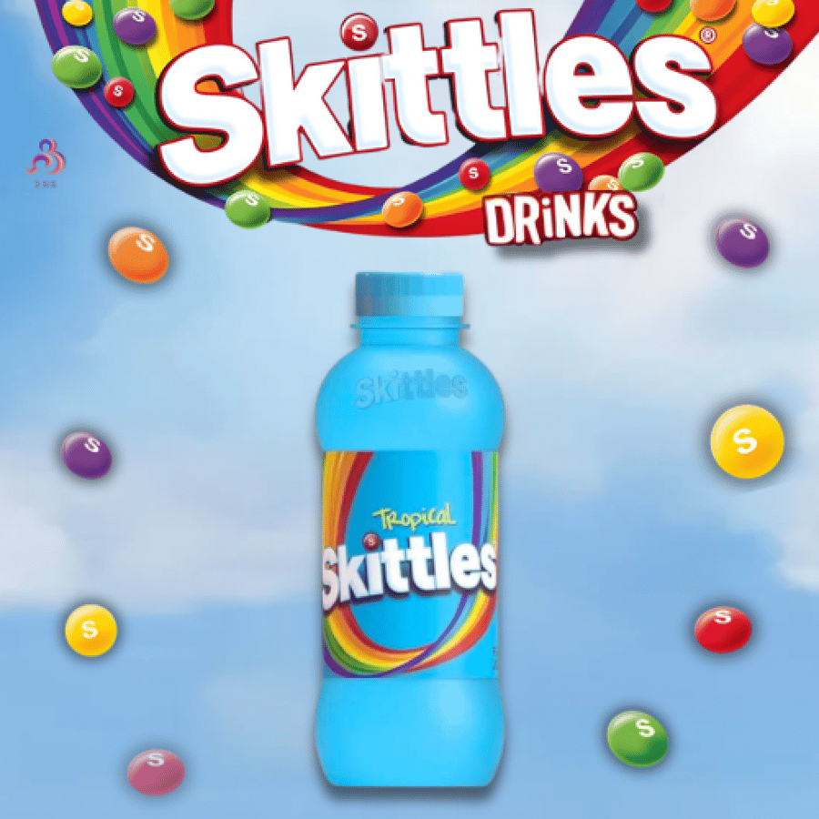 ‏Skittles- مشروب سكيتلز بنكهة ا الاستوائية مستورد