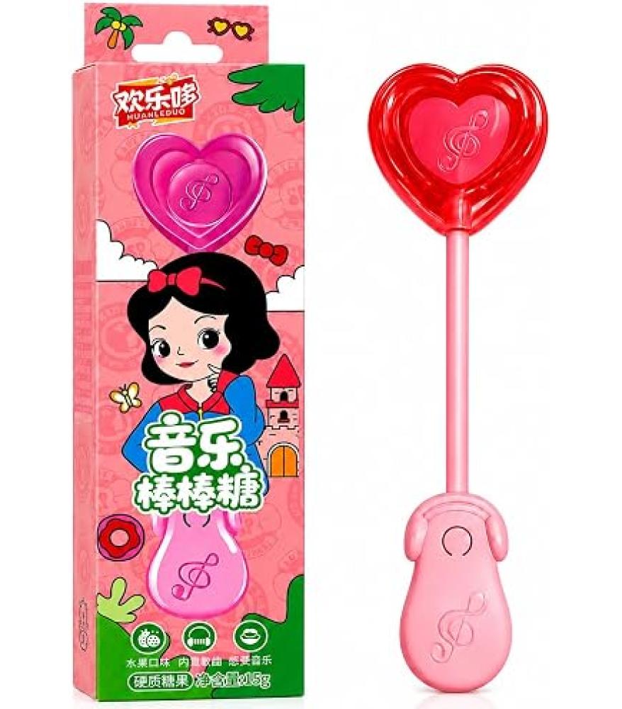حلاوة مصاصة موسيقية (Music Lollipop) من علامة MUANLEDUO برسمة شخصية سنووايت