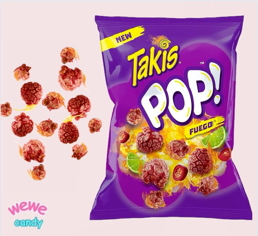 تاكيس بوب كورن فلفل وليمون / Takis Pop! Fuego