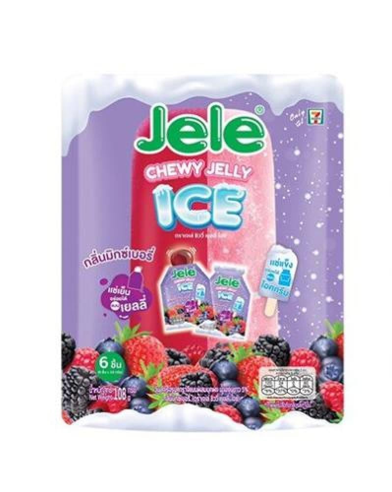Jelly with mixed berry flavor, a refreshing taste after cooling (the piece)