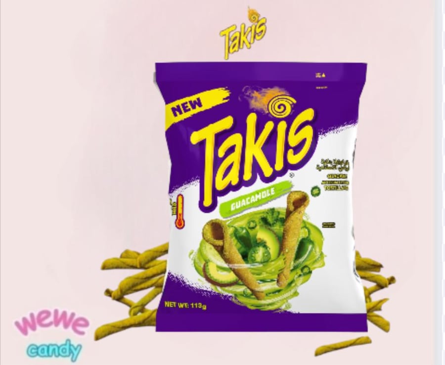 تاكيس جواكامولي :Takis Guacamole Chips/113g