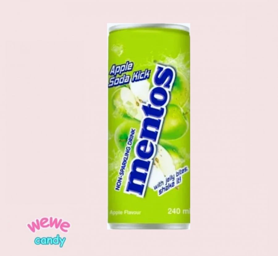 مشروب حلاوه مينتوس الشهيره بنكهة التفاح /Mentos Drink Apple Soda