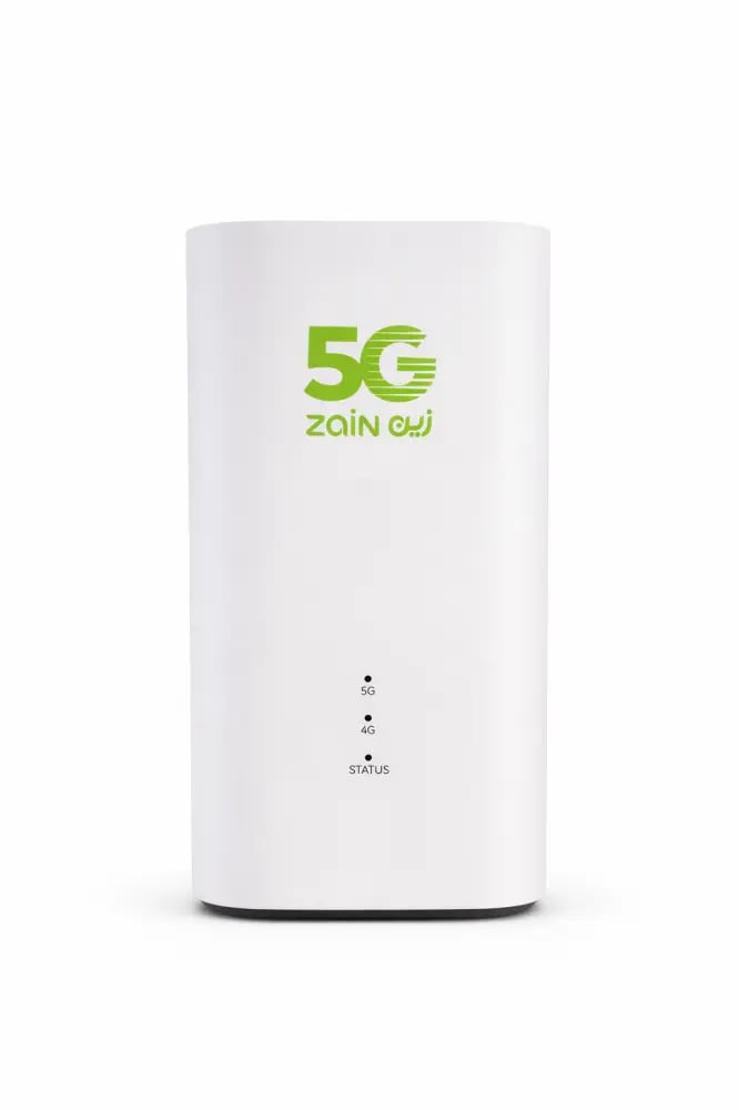 Zain router, 5G CPE5 supports Zain SIM card only