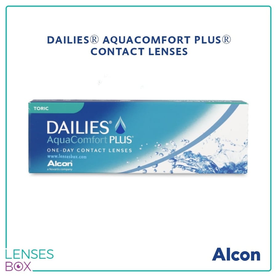 عدسات ديليز اكوا كومفورت بلس للاستجماتيزم انحراف القرنية dailies aqua