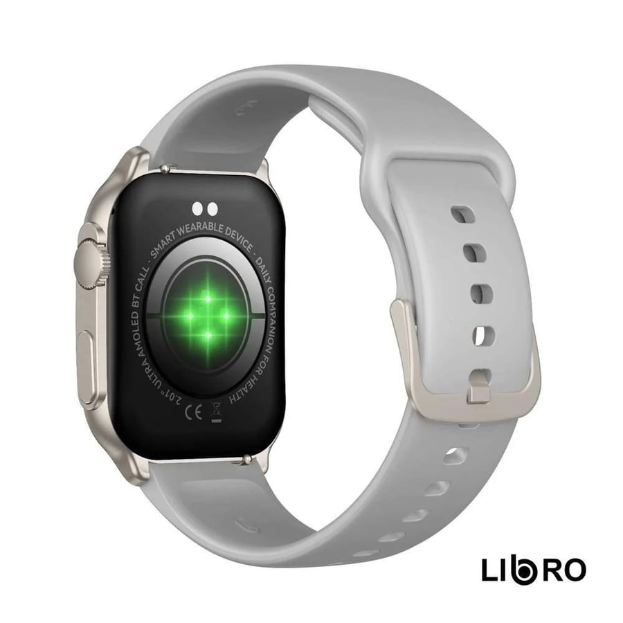 ساعة ليبرو الذكية شاشة امولد بتصميم منحني أنيق بطارية LIBRO - 300mAh