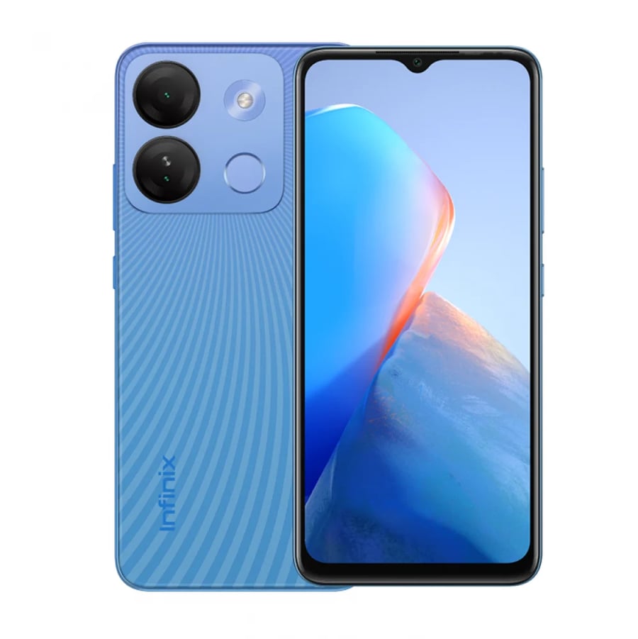Infinix Smart 7 HD dual SIM with 64GB storage, 4GB RAM, 4G LTE - Blue