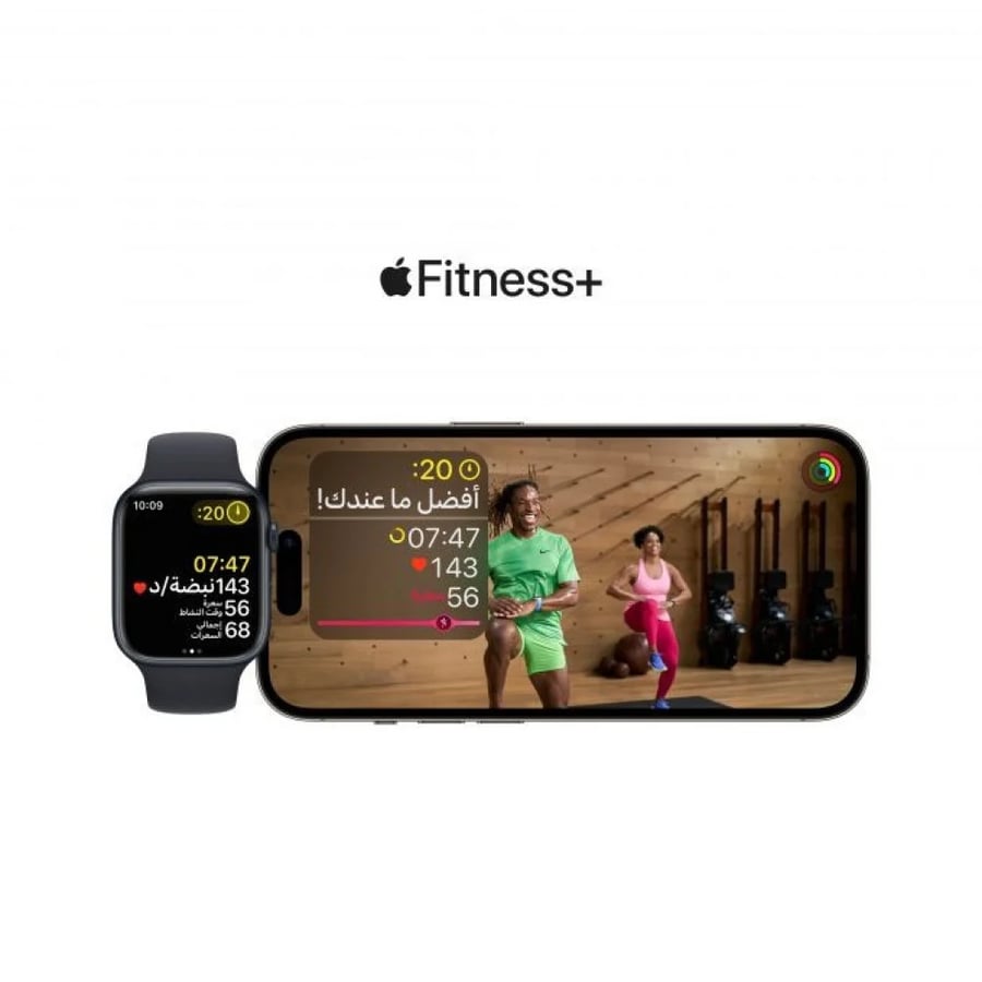 ابل - ساعة ابل واتش SE الجيل الثاني مقاس 44 ‎‎الوان متعددة (بدون شريحة)
