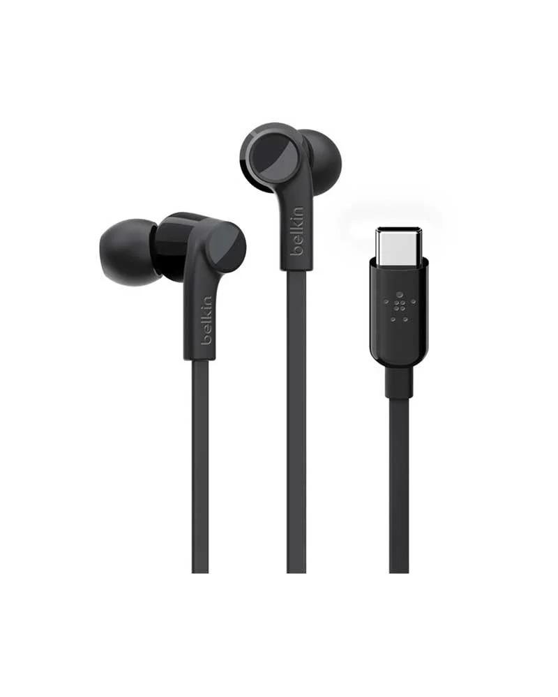 سماعة أذن بيلكن سلكية بمنفذ USB-C