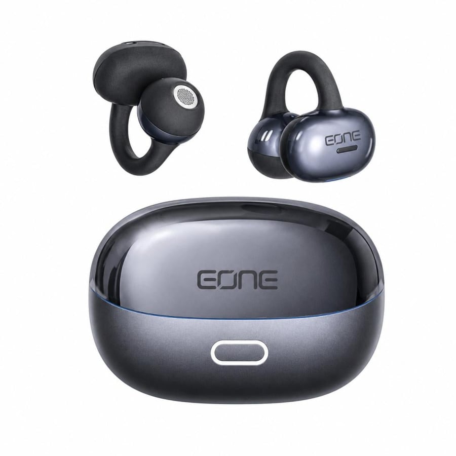سماعات أذن EONE Ai CLIP مفتوحة الأذن -أسود