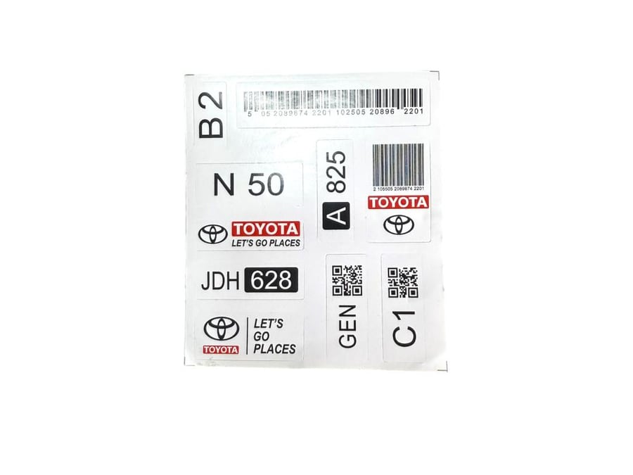 A collection of shapes with the Toyota logo