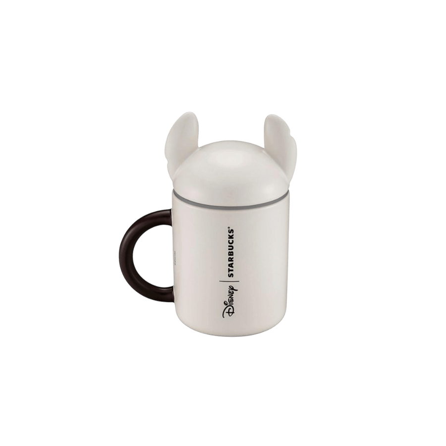 Starbucks x Disney Relive the Magic Together Ceramic Mug with Stitch Ears Lid Hug Of Happiness