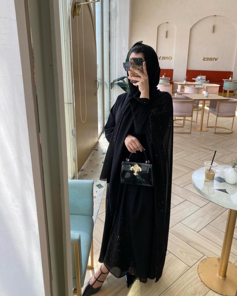 كريب اندنوسي + شيفون قلتر +حجاب