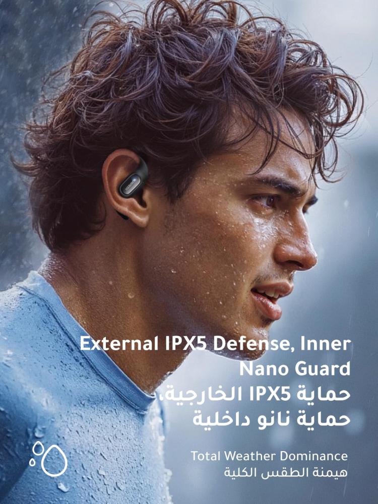 يوقرين سماعه بلوتوث fitbuds - اسود