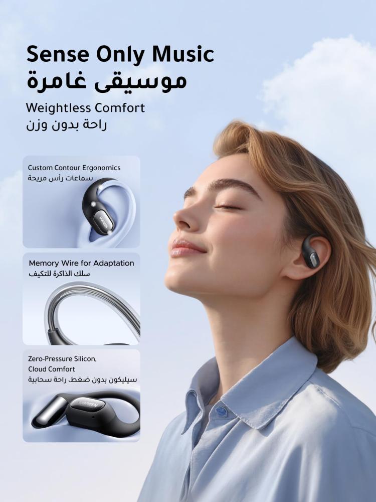 يوقرين سماعه بلوتوث fitbuds - اسود