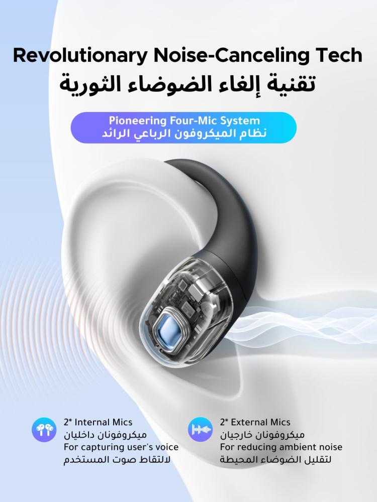 يوقرين سماعه بلوتوث fitbuds - اسود