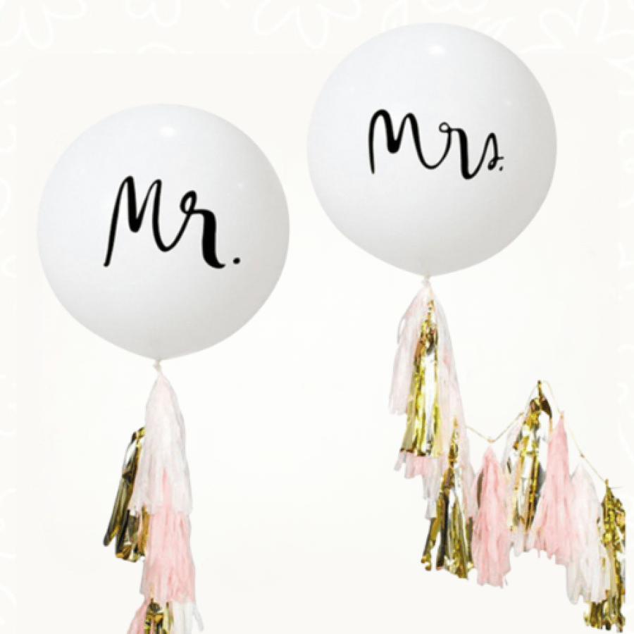 بالون العرسان | Mr. & Mrs. Balloon