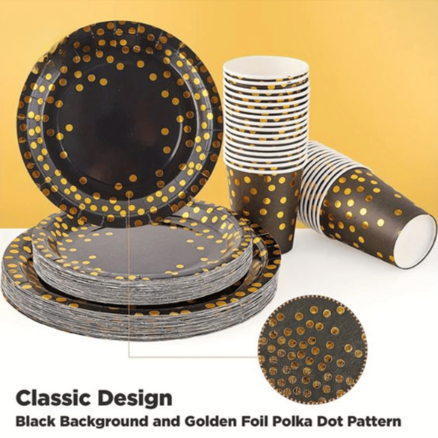 أدوات المائدة نقط (8 اشخاص) |  8npersonsDotted Tableware