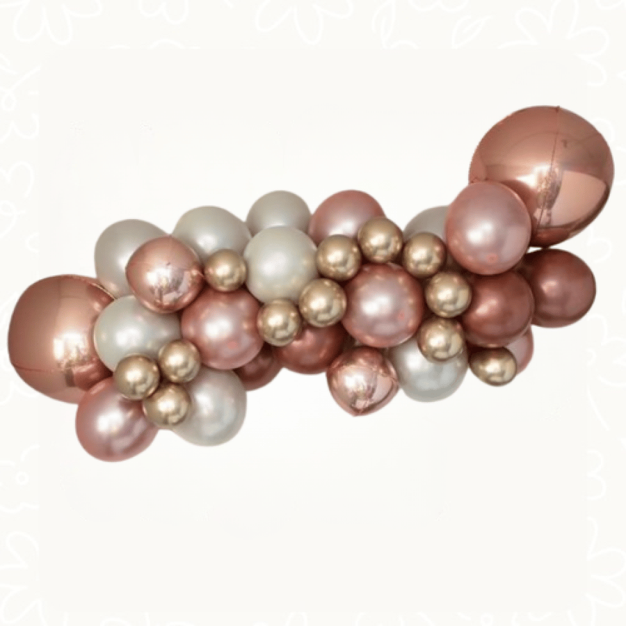 قوس بالونات Rosegold