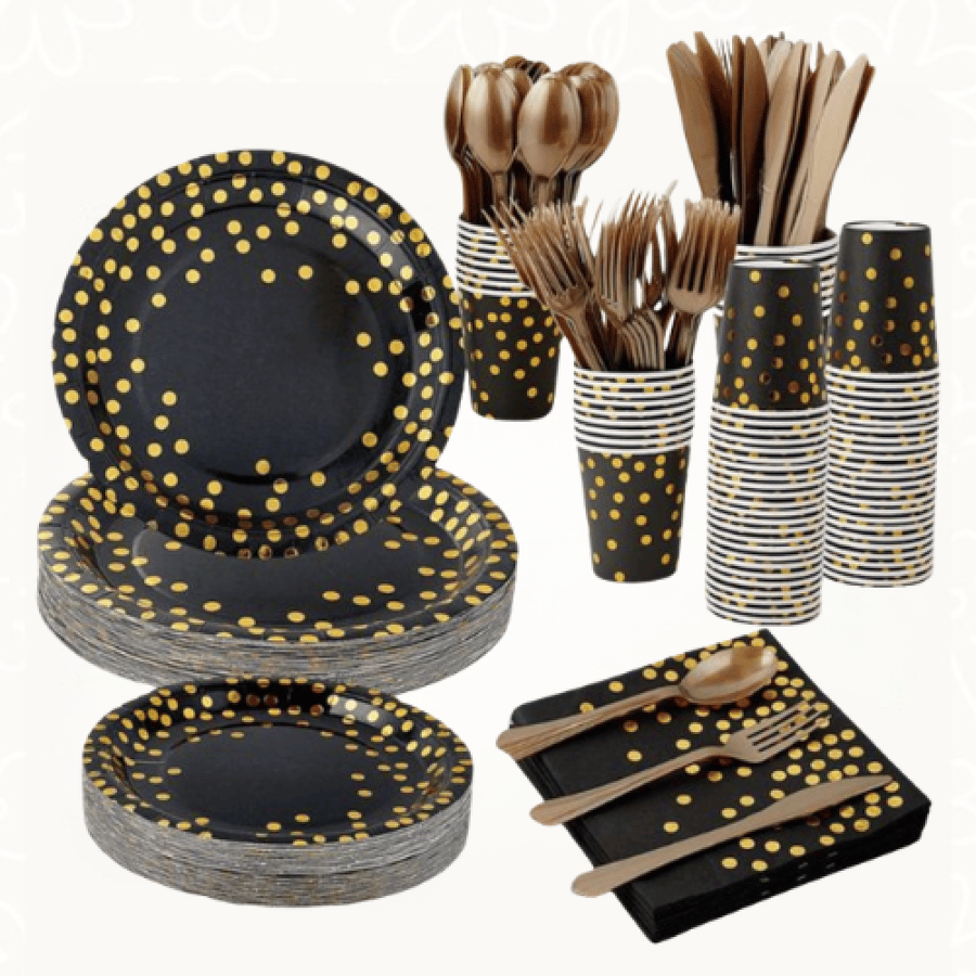 أدوات المائدة نقط (8 اشخاص) |  8npersonsDotted Tableware