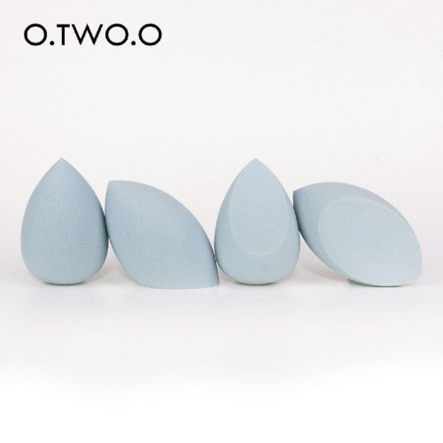 O TO O light blue makeup sponge set 4 pieces