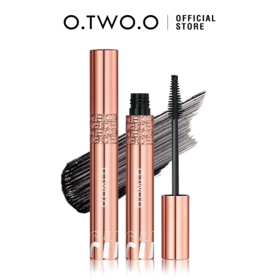 Waterproof mascara for lengthening and thickening eyelashes from O To O - black