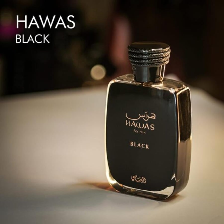Rasasi Hawas Black Eau de Parfum 100ml خبير العطور