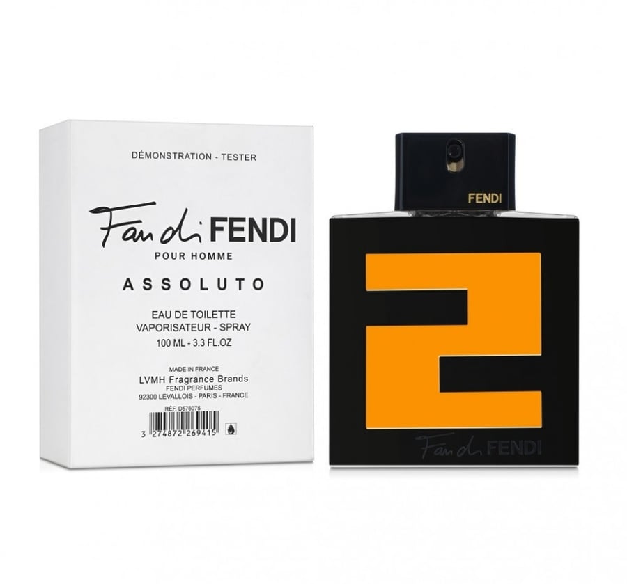 Tester Fendi Fan di Pour Homme Assoluto Eau de Toilette 100ml خبير الع