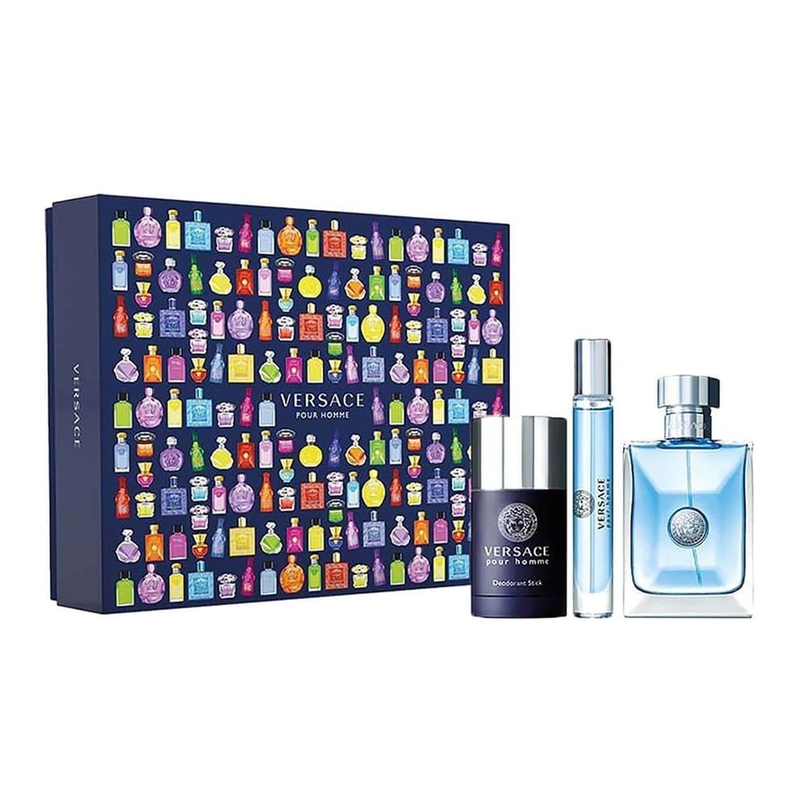 Versace Pour Homme Eau de Toilette 100ml 3 Gift Set متجر خبير العطور