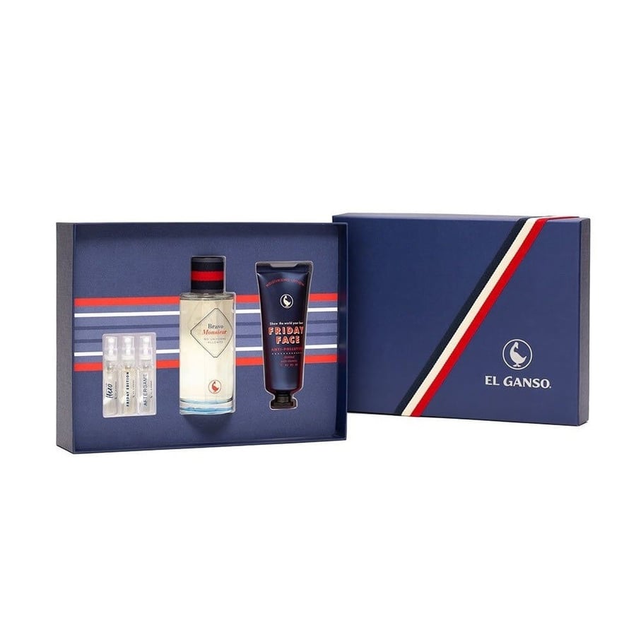 El Ganso Bravo Monsieur Eau de Toilette 125ml 3 Gift Set خبير العطور