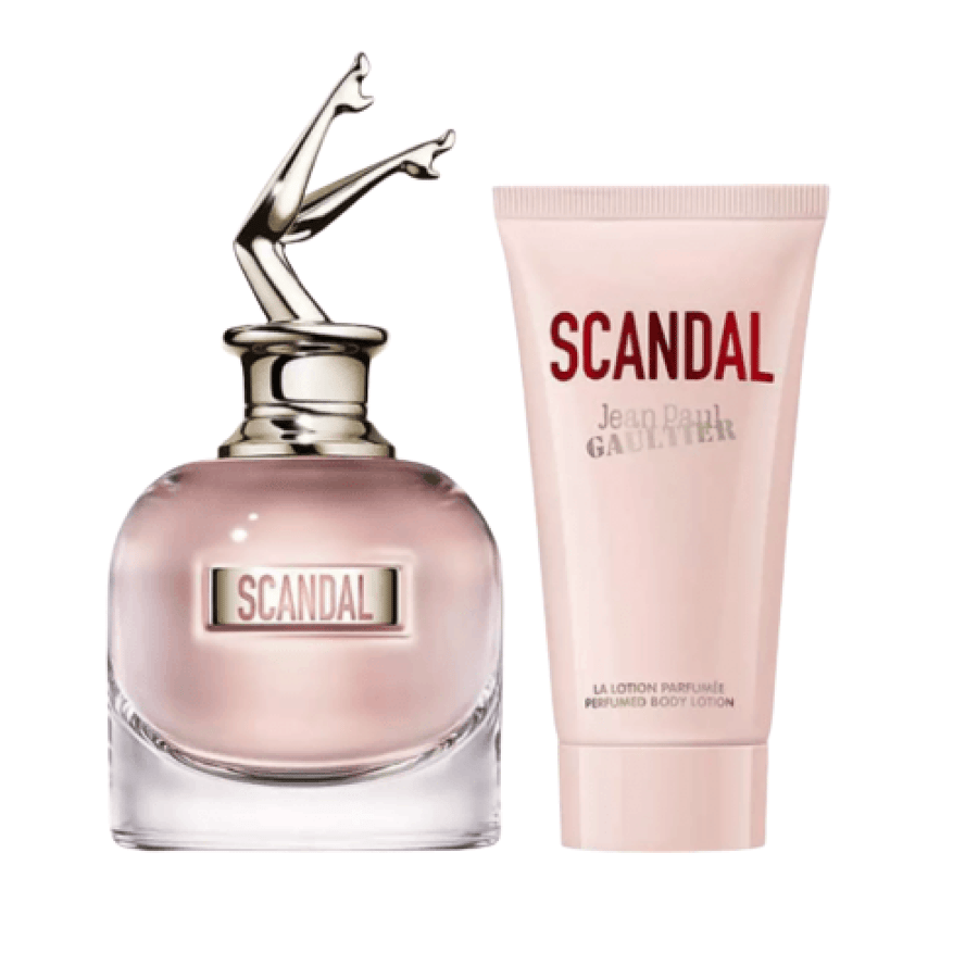 طقم جان بول غولتير سكاندال او دو بارفيوم (عطر 50مل+بودي لوشن 75مل)