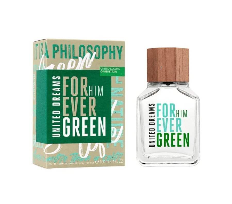 Benetton United Dreams Forever Green For Him Eau de Toilette 100ml