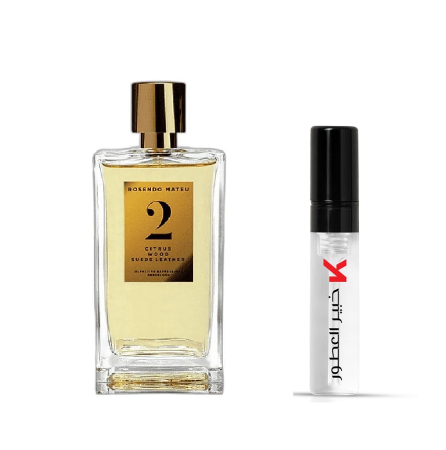 Rosendo Mateu No 2 Citrus Wood Suede Leather Eau de Parfum Sample