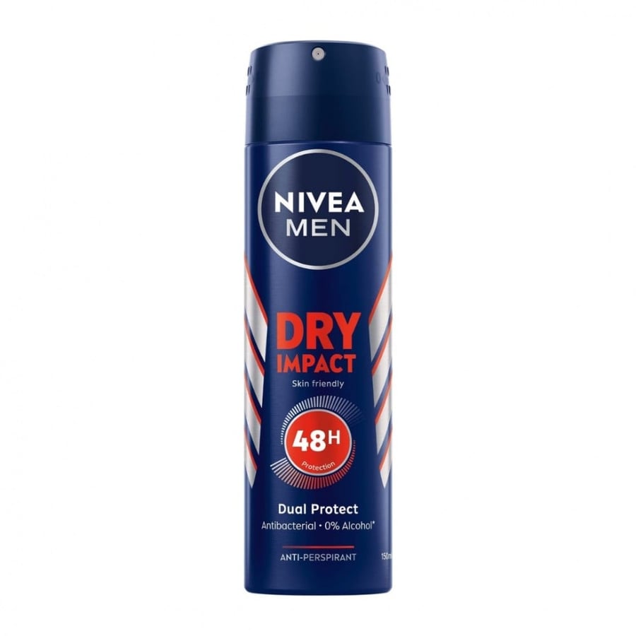 Nivea Men Dry Impact Deodorant Spray 150ml خبير العطور