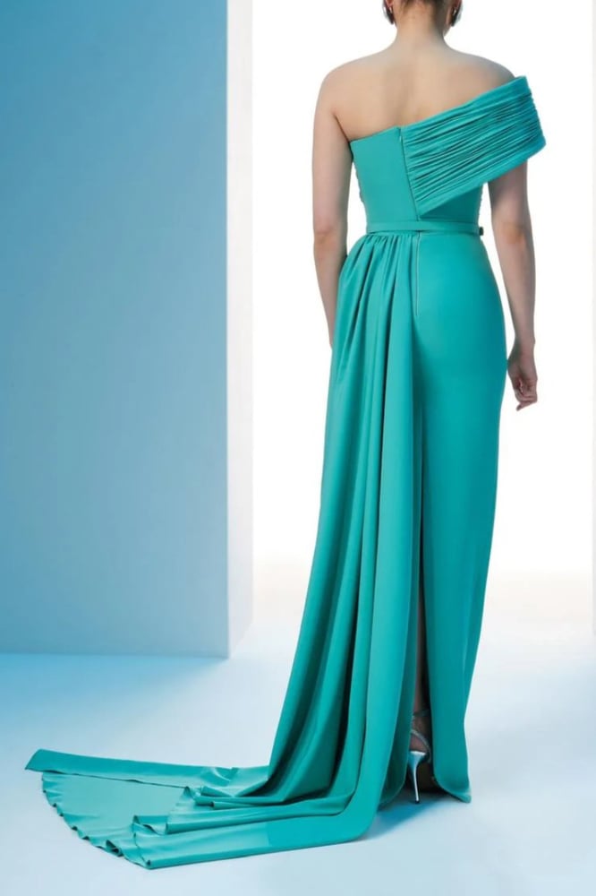 green Evening dress