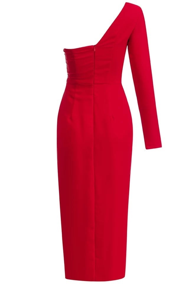Red Midi Dress