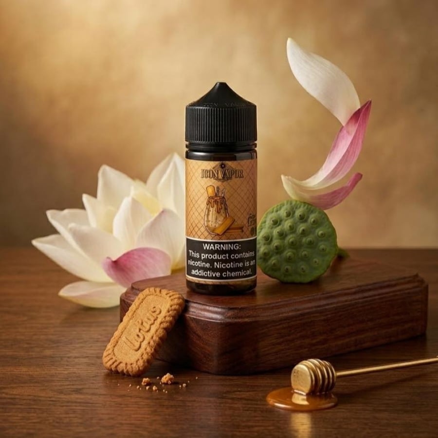 نكهة سكيرد لوتس ايكون فيبر مخبوزات فيب ICON VAPOR Sacred Lotus 100ML
