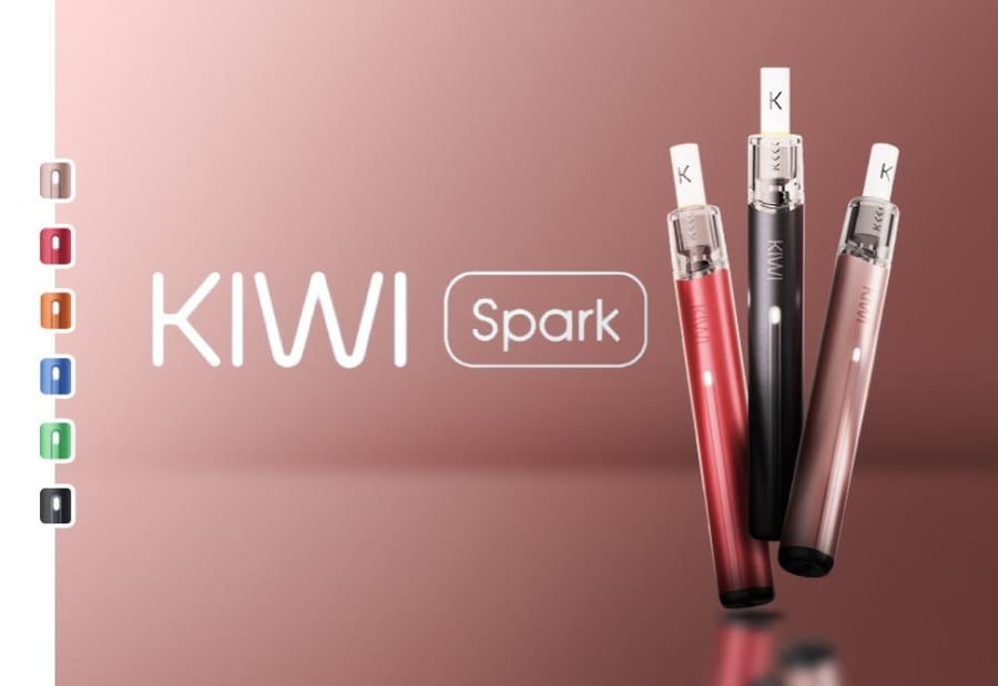 سحبة سيجارة كيوي سبارك جهاز جبار و بطارية أكبر Kiwi Spark