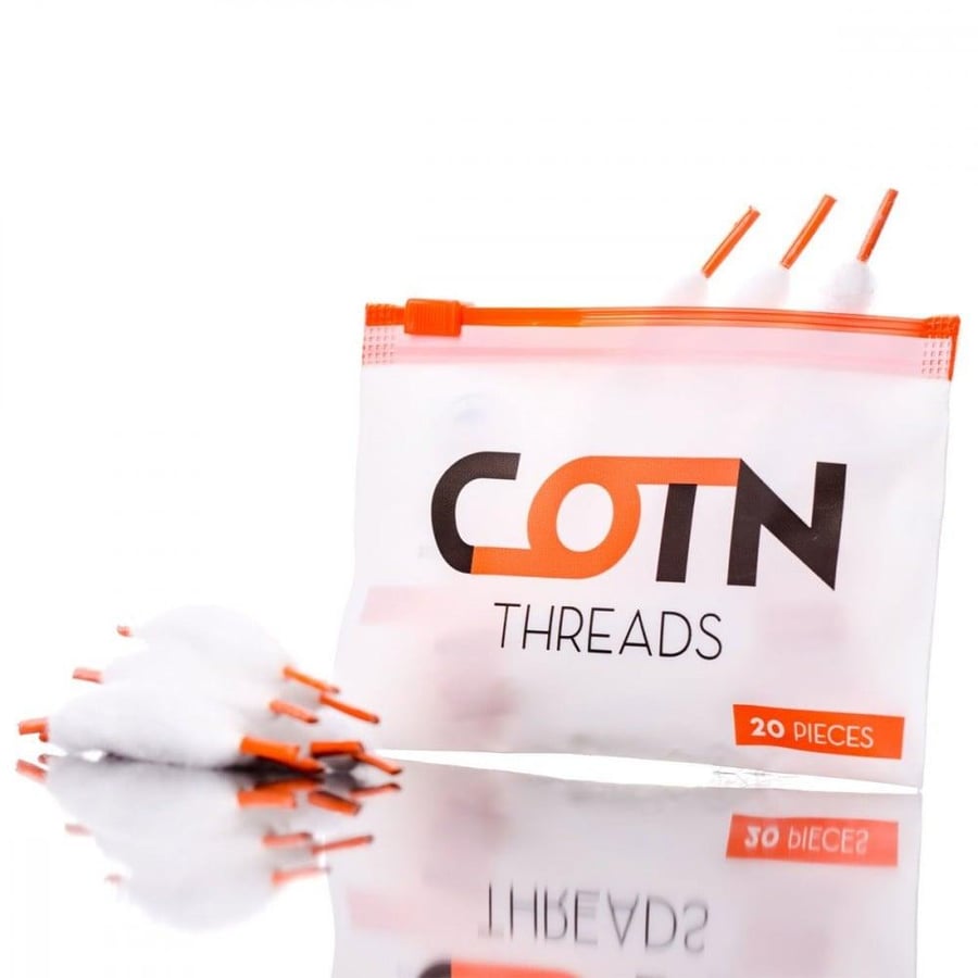 قطن ثريد عضوي جاهزه للتركيب للشيشه الاحترافيه COTN THREADS COTTON