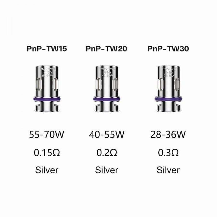 كويلات فوبو TW30 ماكس 36 واط VooPoo PNP TW Replacement Coils
