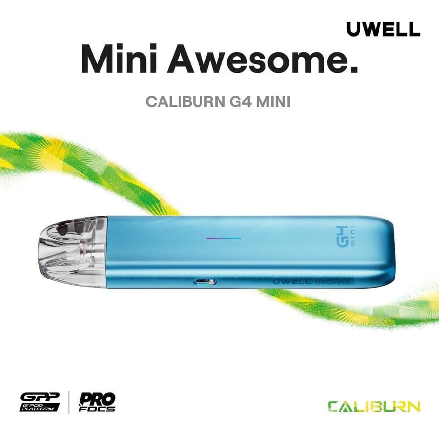 سحبة كاليبرن جي 4 ميني من يوويل أداء متميز Uwell Caliburn G4 Mini