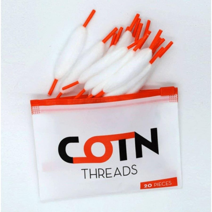 قطن ثريد عضوي جاهزه للتركيب للشيشه الاحترافيه COTN THREADS COTTON