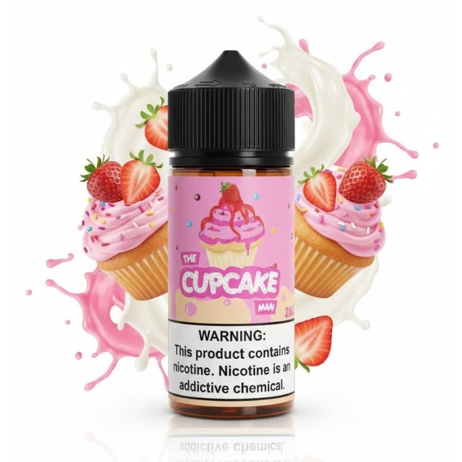 نكهة ذا كب كيك مان فراولة فيب 2MG مخبوزات من فيبر تريتس VAPORS TREATS