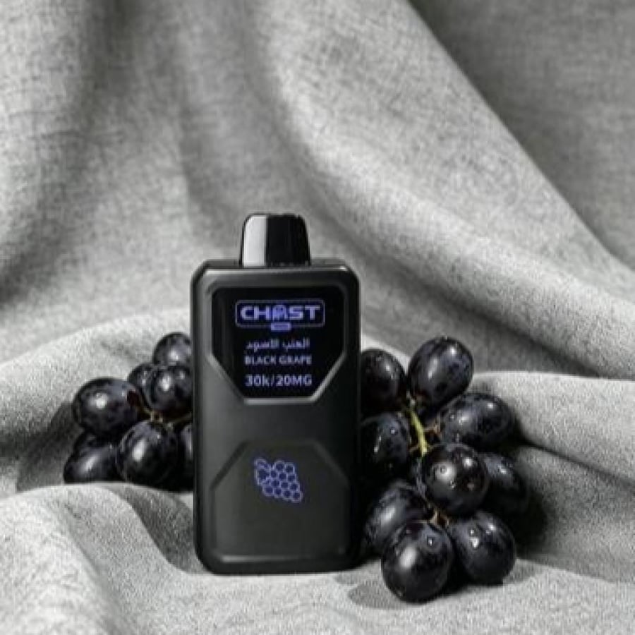 جهاز سحبة قوست 30000 موشه نكهة قريب عنب اسود Ghost Vapes 30k